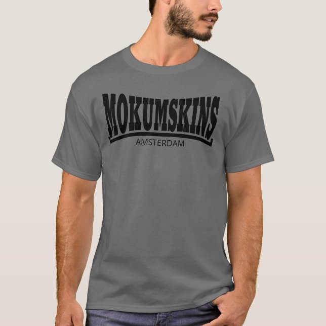 Camiseta Mokumskins zwart (Frente)