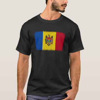 Camiseta Moldova Flag Graphic For Men Women Kids