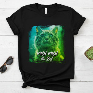 Camiseta Moldura Gatinho Moderna – Foto Personalizada Nome 
