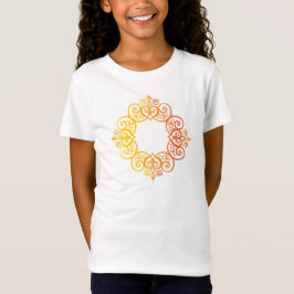 Camiseta Moldura Ornamentada Vintage Borda Decorativa Elega