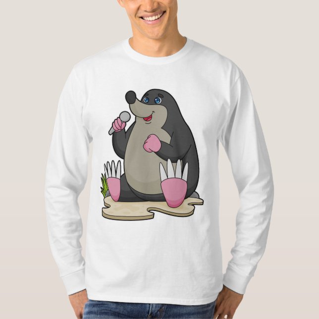 Camiseta Mole as Singer com Microfone (Frente)