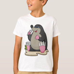 Camiseta Mole as Singer com Microfone