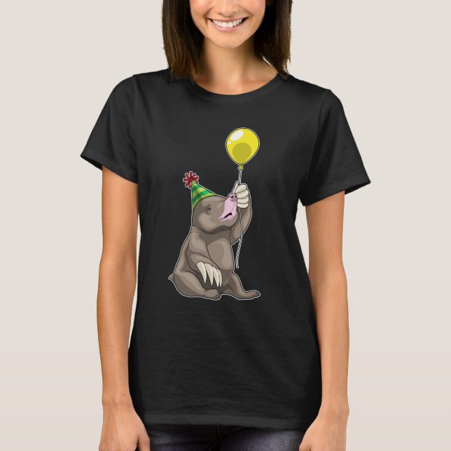 Camiseta Mole Birthday Balloon (Frente)
