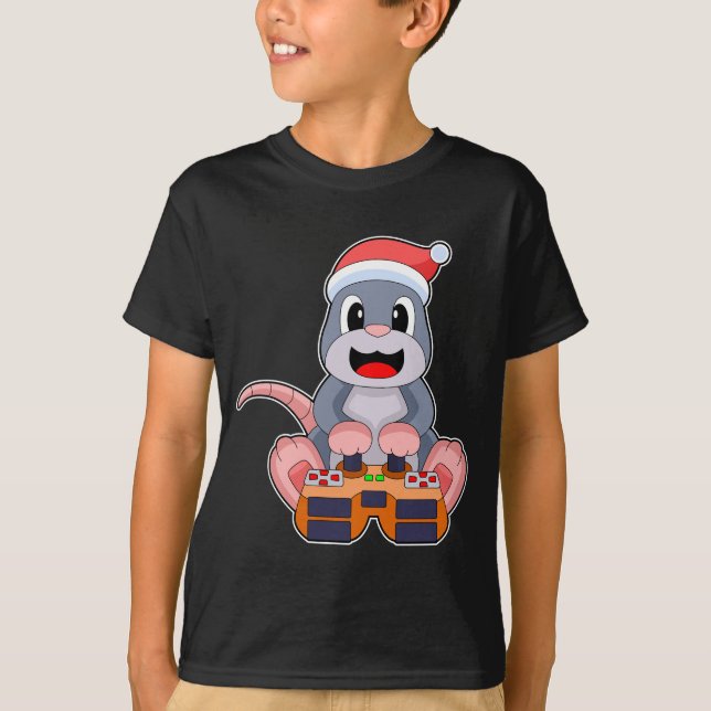 Camiseta Mole Christmas Gamer (Frente)