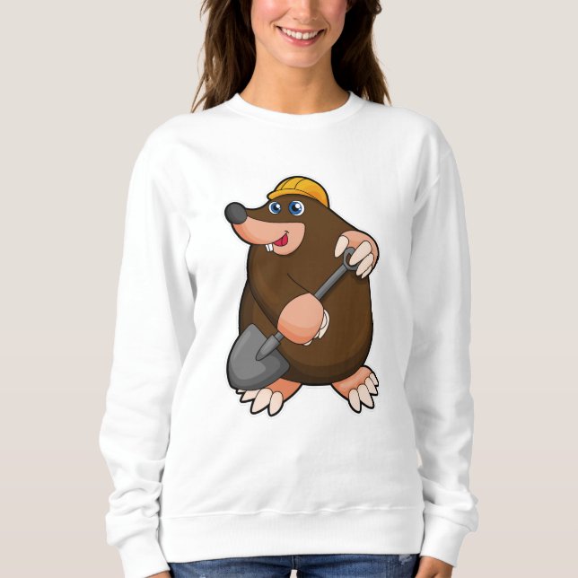 Camiseta Mole com chapéu de pá e Duro (Frente)
