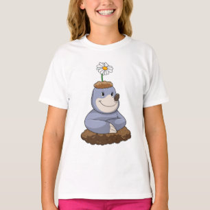 Camiseta Mole com Daisy Flower