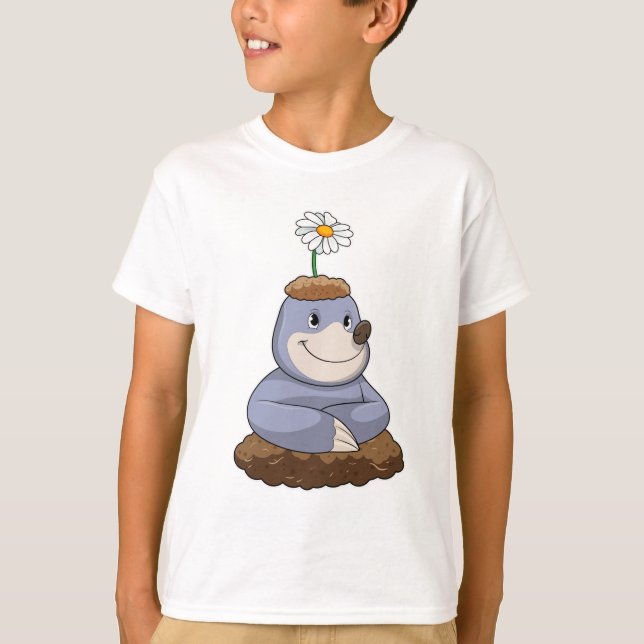 Camiseta Mole com Daisy Flower (Frente)