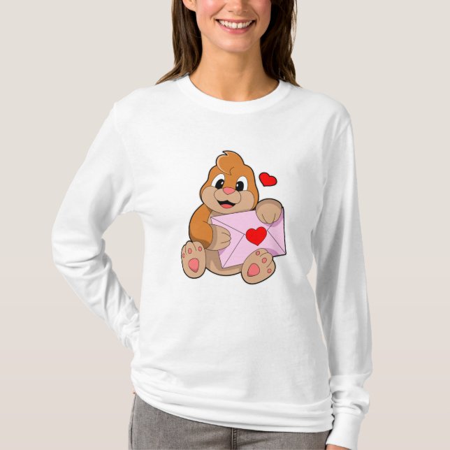 Camiseta Mole com Envelope Cardíaco (Frente)
