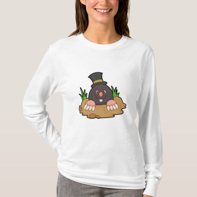 Camiseta Mole com Molehill & Hat (Frente)