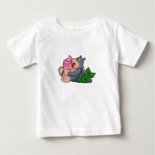 Camiseta Mole com sorvete Waffle