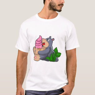 Camiseta Mole com sorvete Waffle