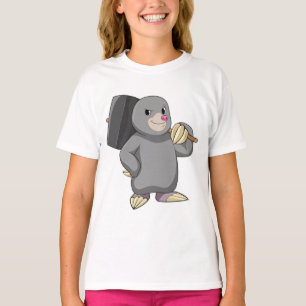 Camiseta Mole como Handyman com Hammer