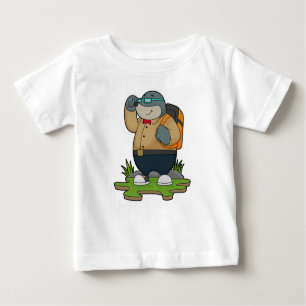 Camiseta Mole como Hiker com Backpack