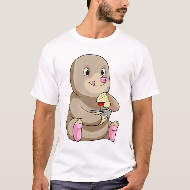 Camiseta Mole como jogador com Joystick (Frente)