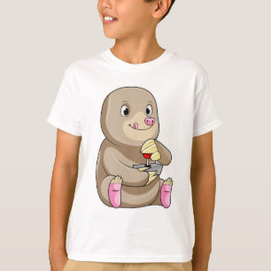 Camiseta Mole como jogador com Joystick