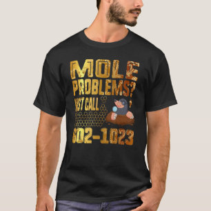 Camiseta Mole Day 6 02 X 10 Avogadro's Number Mole Rainbow