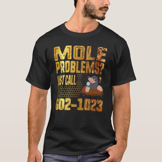 Camiseta Mole Day 6 02 X 10 Avogadro's Number Mole Rainbow (Frente)
