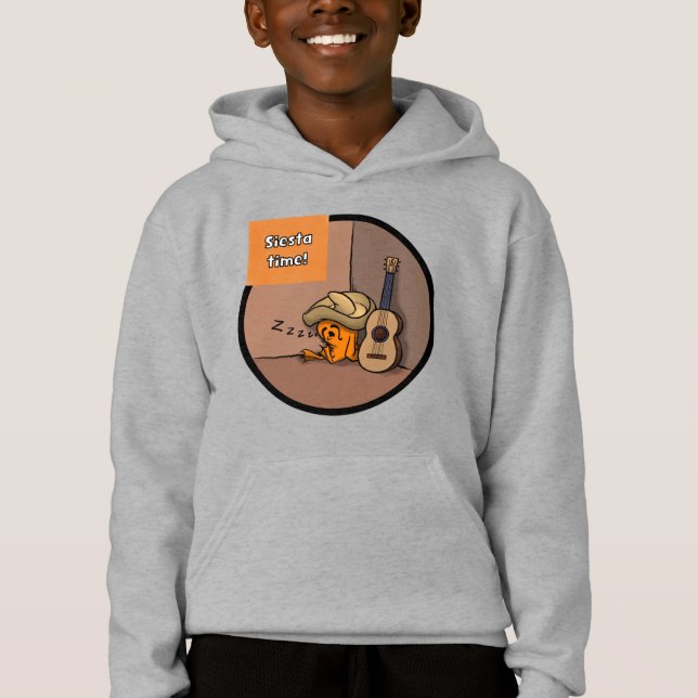 Camiseta Mole de Rã Siesta Kids Hoodie (Frente)