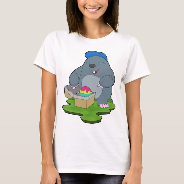 Camiseta Mole Easter Easter egg (Frente)