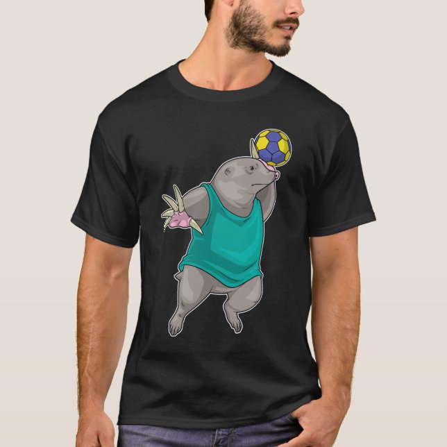 Camiseta Mole Jogador de handebol Handebol Esportes (Frente)
