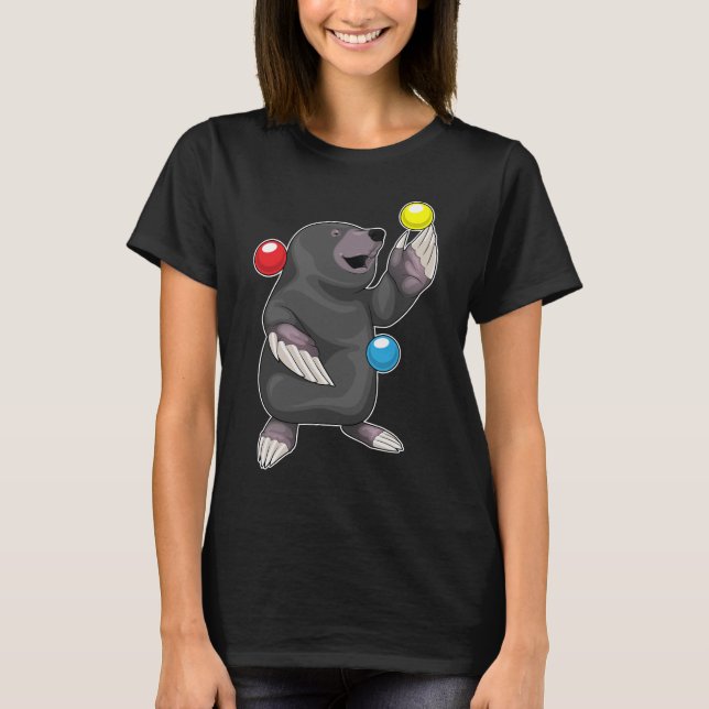 Camiseta Mole Juggler Juggle (Frente)
