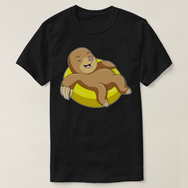 Camiseta Mole Nadando com Lifebuoy (Frente do Design)