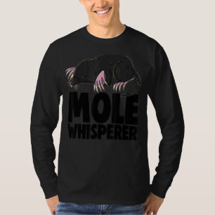 Camiseta Mole Rat Whispherd Mulheres Cute Little Mole Love