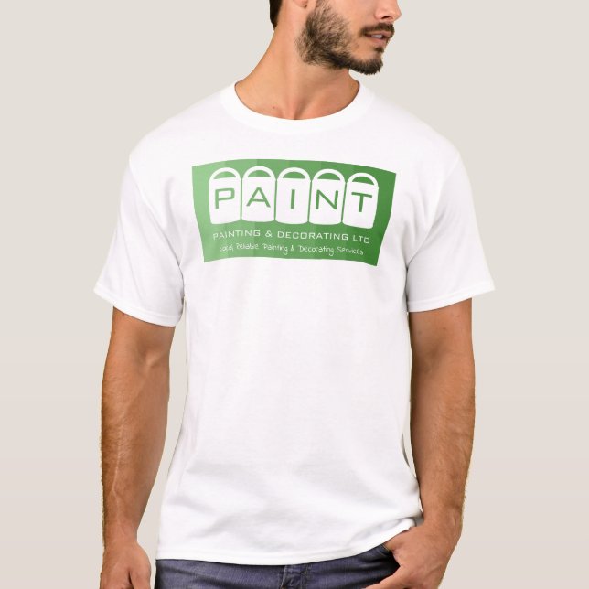 Camiseta Mole Verde, Baldes De Tinta, Pintor E Decorador (Frente)