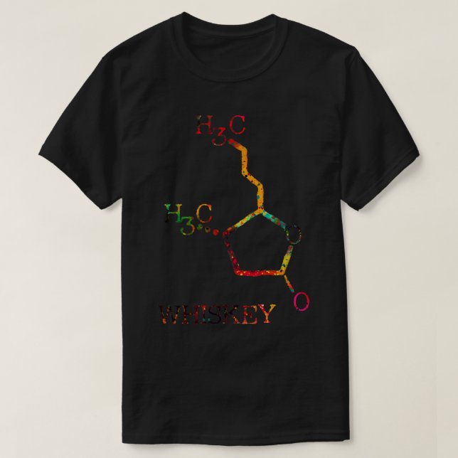 Camiseta molécula 2 (Frente do Design)