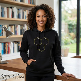 Camiseta Molecula de Anel de Benzeno Diagrama Químico marca