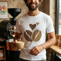 Camiseta Molécula de Cafeína Amante do Café Químic