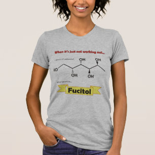 Camiseta Molécula orgânica de Fucitol