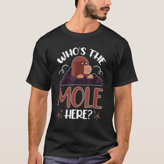 Camiseta Moles que é o buraco aqui (Frente)