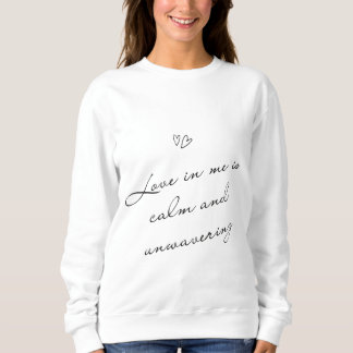 Camiseta Moletom-Amor eterno