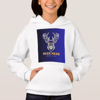 Camiseta Moletom com capuz Custom Hanes Girls' ComfortBlend