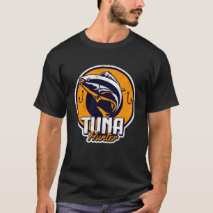 Camiseta Moletom com Capuz de Pesca de Atum Caçador de Atum