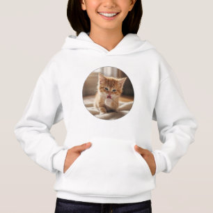 Camiseta Moletom com Capuz para Crianças