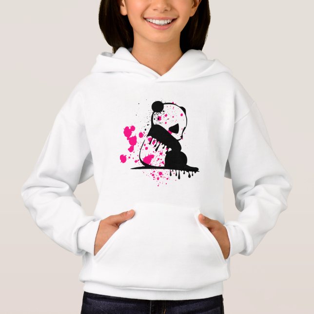 Camiseta Moletom com Capuz para Crianças (Frente)