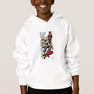 Camiseta Moletom com Capuz para Crianças