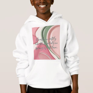 Camiseta Moletom com capuz para crianças em gráfico elegant
