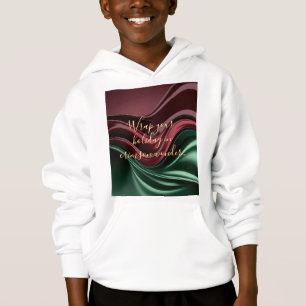 Camiseta Moletom com capuz para crianças em gráfico elegant