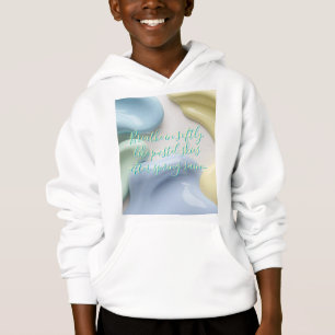 Camiseta Moletom com capuz para crianças em gráfico elegant
