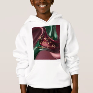 Camiseta Moletom com capuz para crianças em gráfico elegant