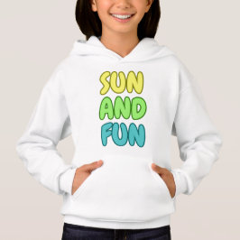 Camiseta Moletom com Capuz Sun And Fun Kids