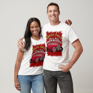 Camiseta Moletom com Design de Carro Clássico
