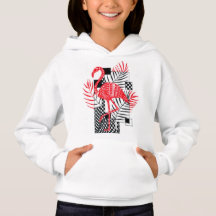 Moletom com Estampa de Flamingo Vermelho para Meni