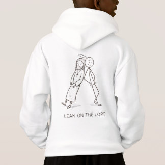 Camiseta Moletom com Figura de Jesus e 'Confie no Senhor'