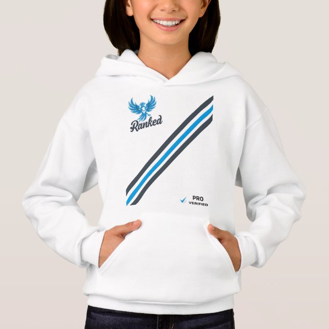 Camiseta Moletom com Listras de Jogador Pro Classificado (Frente)