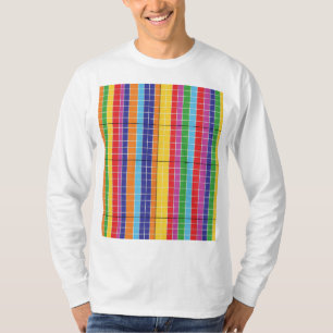 Camiseta Moletom com Padrão Abstrato Colorido Moderno em Br