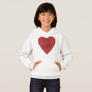 Camiseta Moletom Coração Irmãzinha das Meninas - Novo Confo